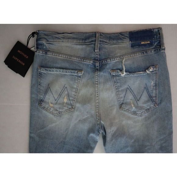 Mother Superior Sz 29 An Icy Confession Denim The Trickster Ankle Jeans $288 - Picture 11 of 16